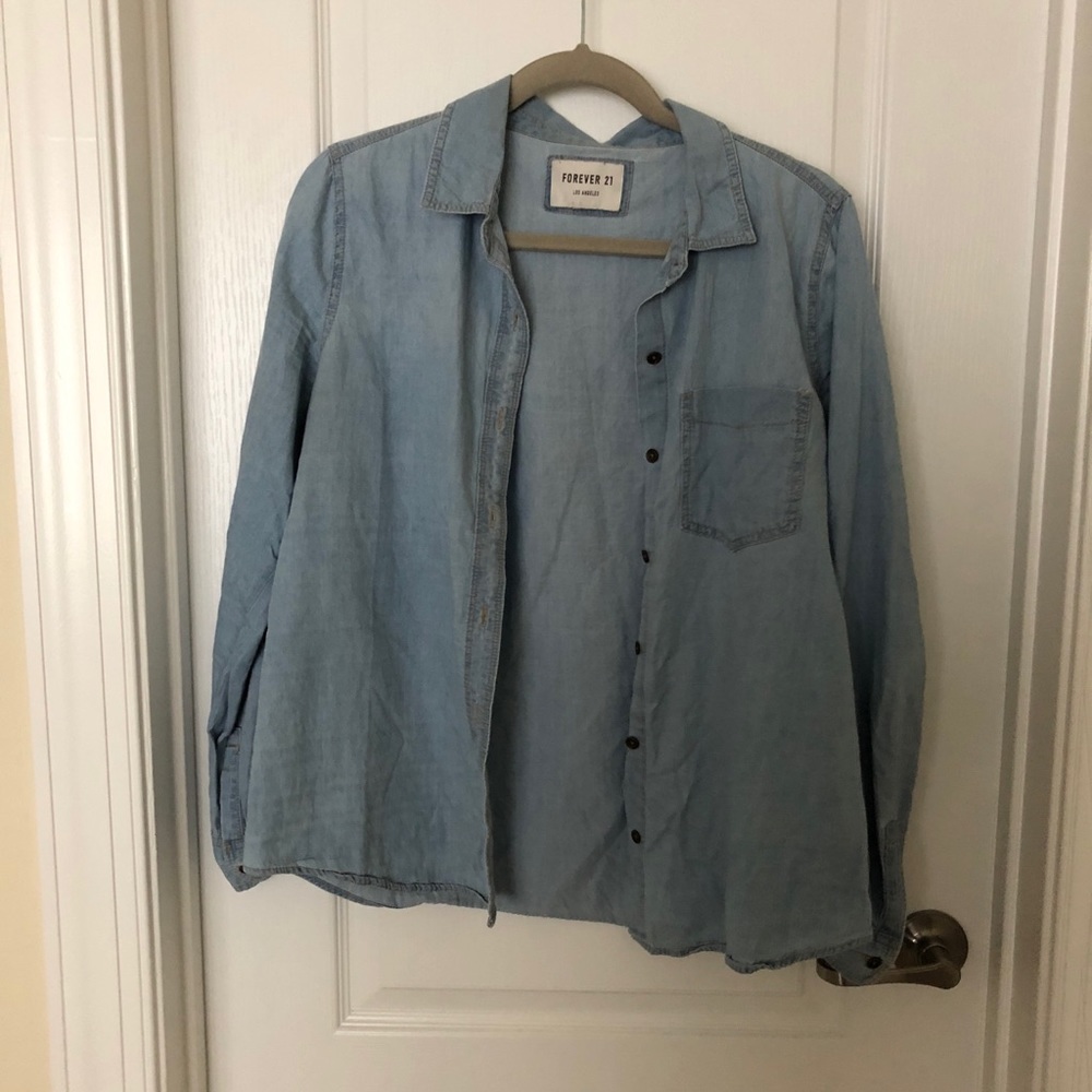 Denim Styled Button Down